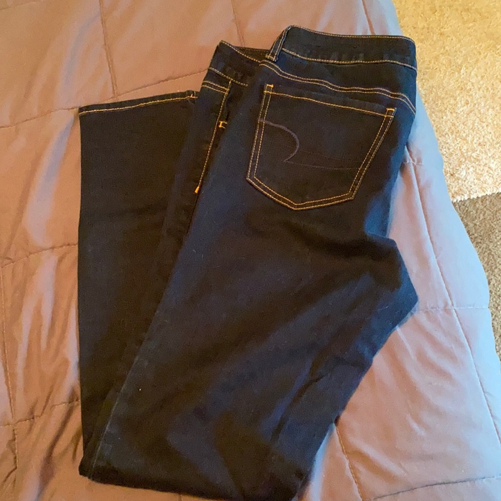 American eagle dark wash jegging